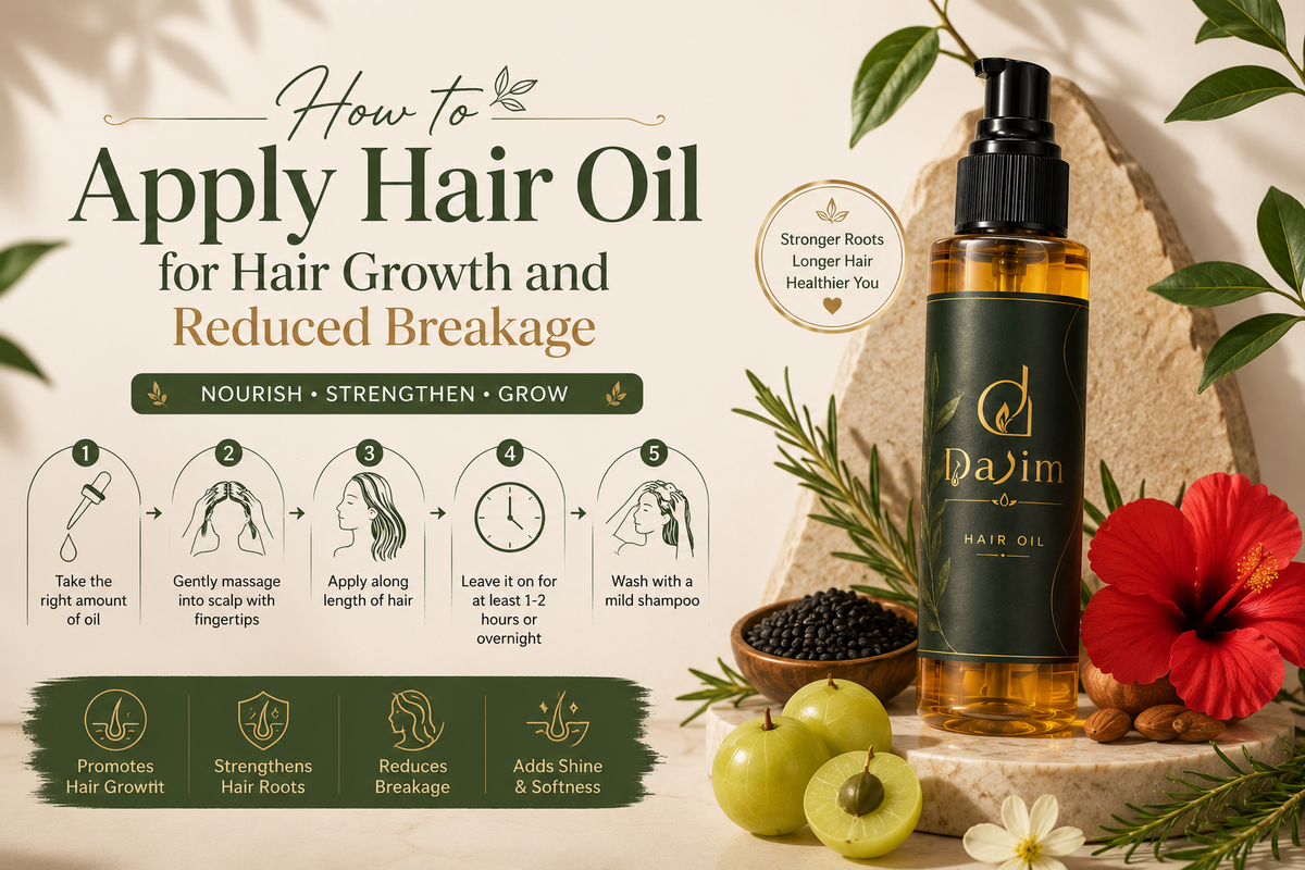 How to Apply Hair Oil for Hair Growth and Reduced Breakage