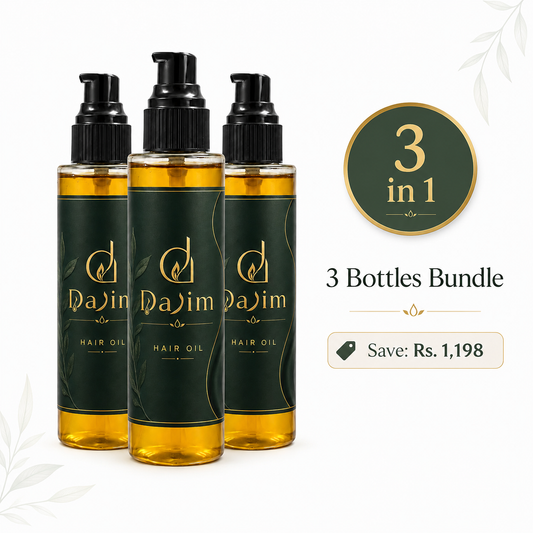 Darim 3-in-1 Hair Oil Bundle With 1 Silicon massager Free